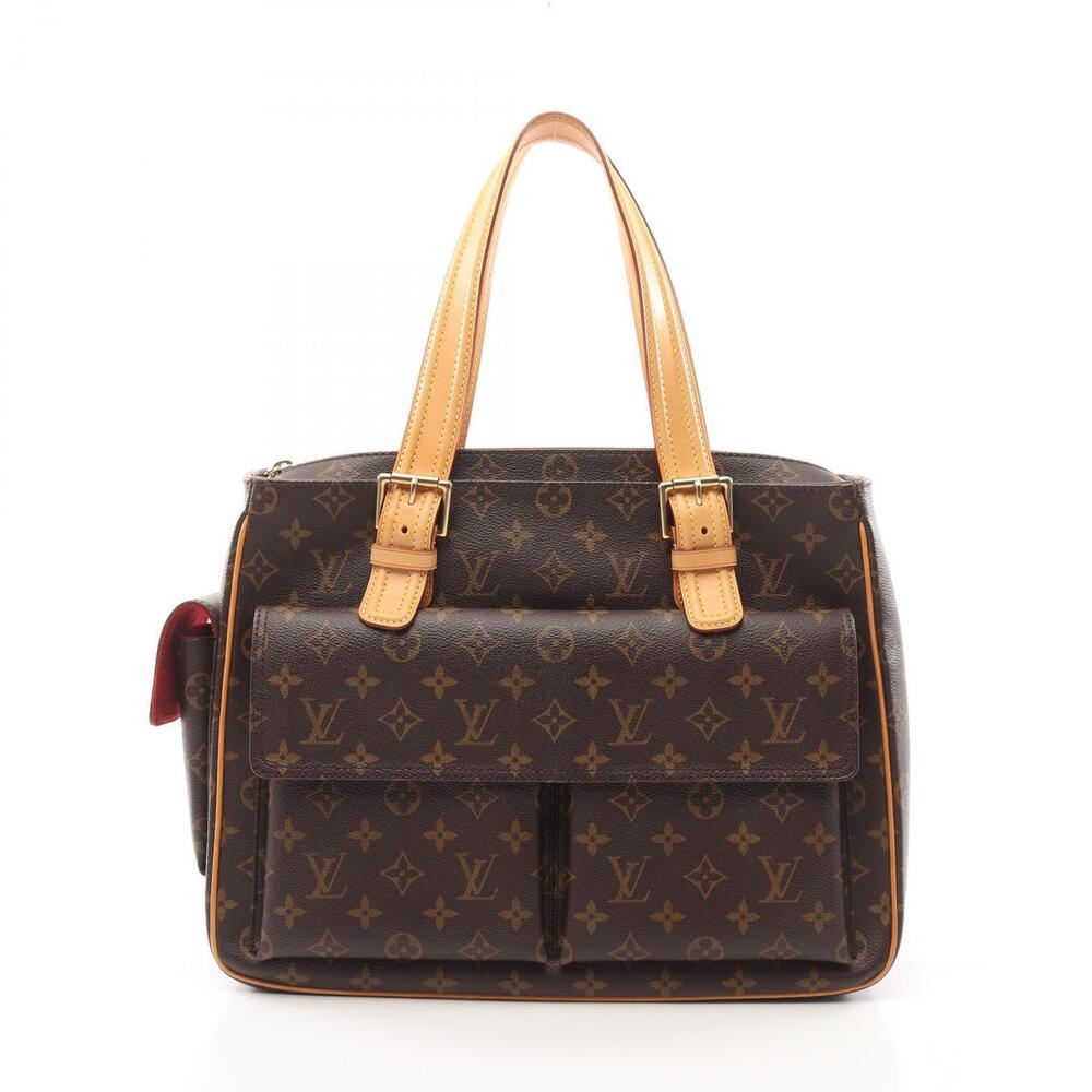 Louis Vuitton Multiplicit Handbag Canvas Leather Monogram Brown